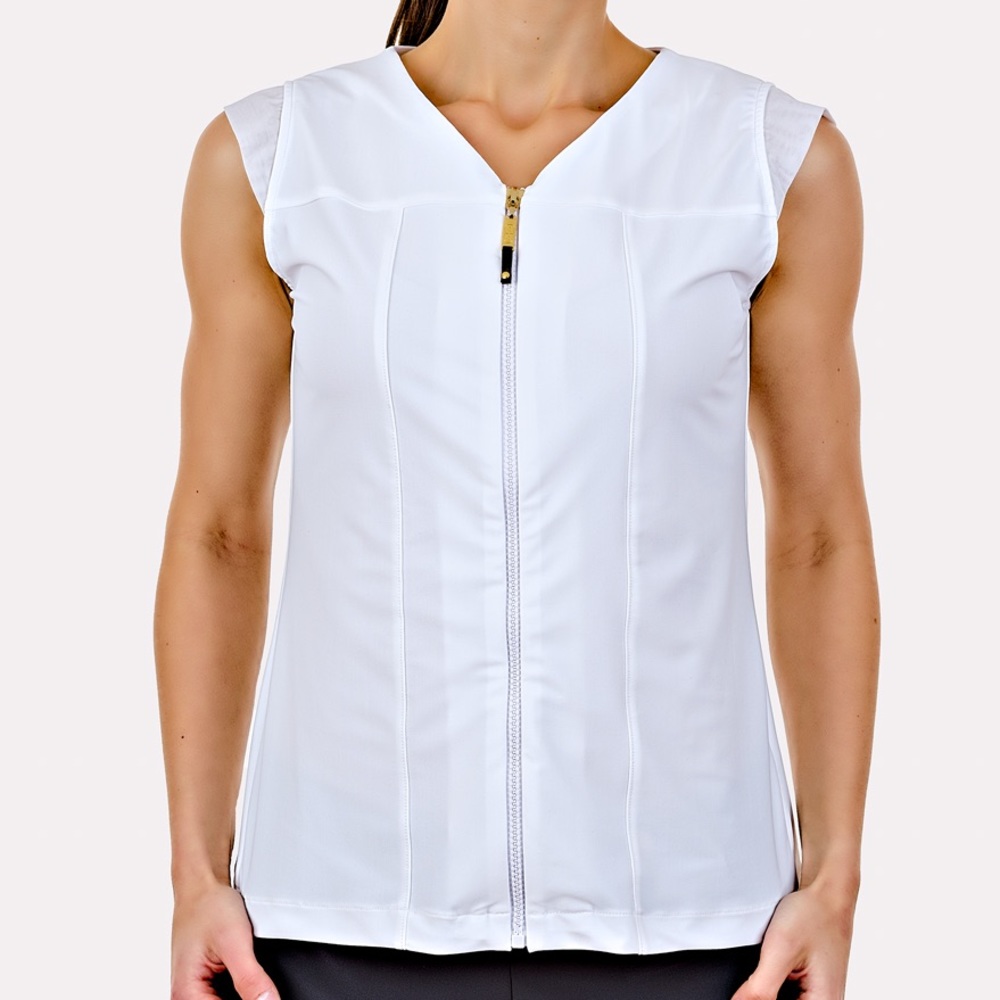 CENTRE COURT ACTIVEWEAR ROMA VEST (WHITE)